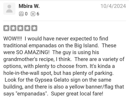 Aloha De Nada Empanadas by null