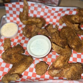 Bucky Moonshine's - Chicken Cajun Spiced Wings - Cajun/Creole Near Me - Dallas, Texas Bucky Moonshine's - Chicken Cajun Spiced Wings - Cajun/Creole Near Me - Dallas, Texas