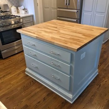 Fair Trade Carpentry - Work island in the kitchen - Carpenters Near Me - Fuquay-Varina, North Carolina