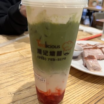 Tealicious - Strawberry Matcha Latte - Bubble Tea Near Me - Sacramento, California Tealicious - Strawberry Matcha Latte - Bubble Tea Near Me - Sacramento, California