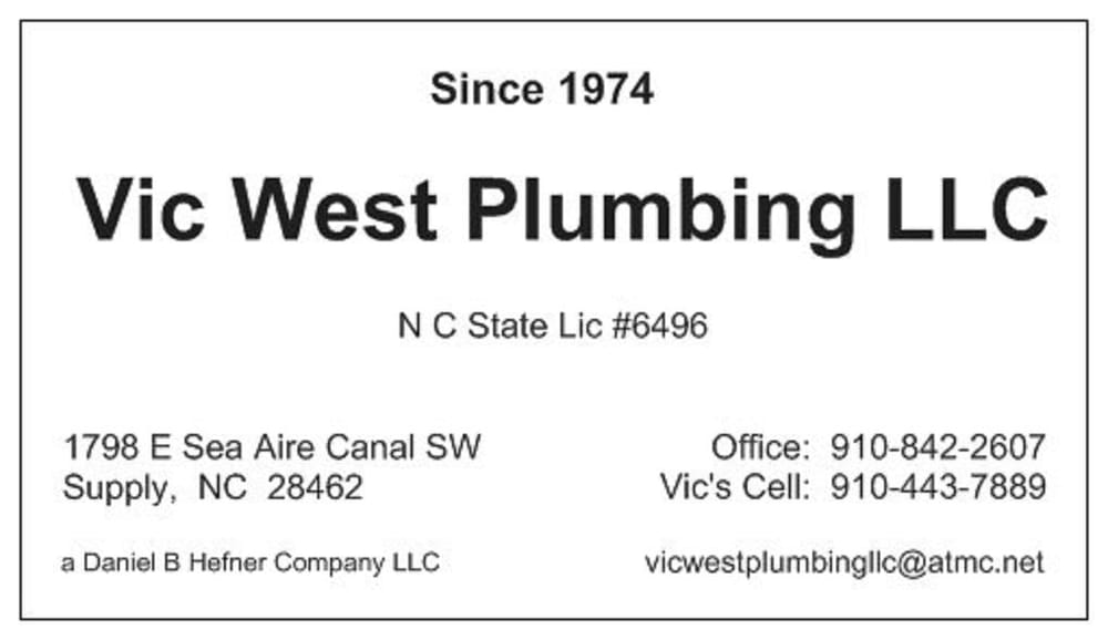 Slide of VIC West Plumbing