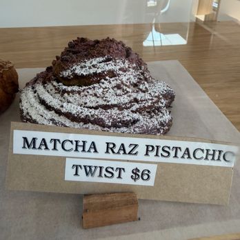Hidden Hearth - Matcha Raz Pistachio Twist - Bakeries Near Me - Tucson, Arizona