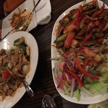 Thai Room - Spicy noodles and beef salad?  Beef salad is not legit - Thai Near Me - Toronto, Ontario