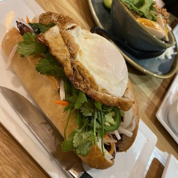 Lotus & Light - Bahn Mi with fried egg - Vietnamese Near Me - Burbank, California Lotus & Light - Bahn Mi with fried egg - Vietnamese Near Me - Burbank, California
