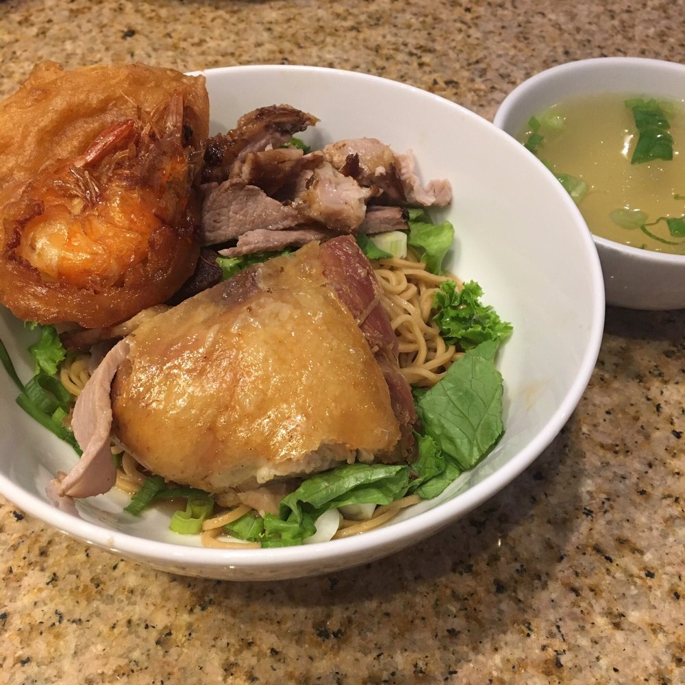 Mi La Cay - Dry noodles with a side of broth! - Vietnamese Near Me - Seattle, Washington Mi La Cay - Dry noodles with a side of broth! - Vietnamese Near Me - Seattle, Washington