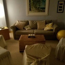 Kristi E Keith, LMT - Waiting area in sunflower yoga studio