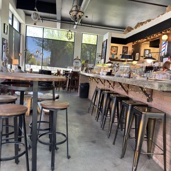 Val's Workshop & Coffee Lounge - Bar area - Hair Salons Near Me - Flagstaff, Arizona