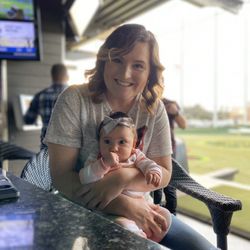 David Turnage - State Farm Insurance Agent - Tonya- holding Lucy Jo!