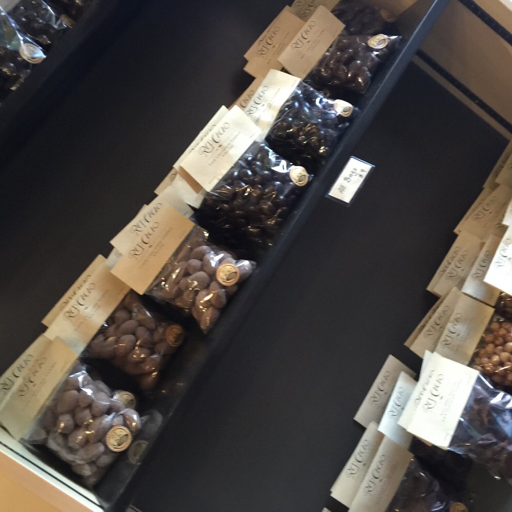 Some of the chocolates on display