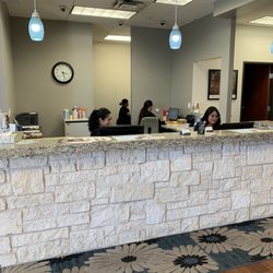 Texas State Optical - The camera shy Professional's at the front desk who graciously said I could take a photo!  Thank you Ladies for taking care of us today!