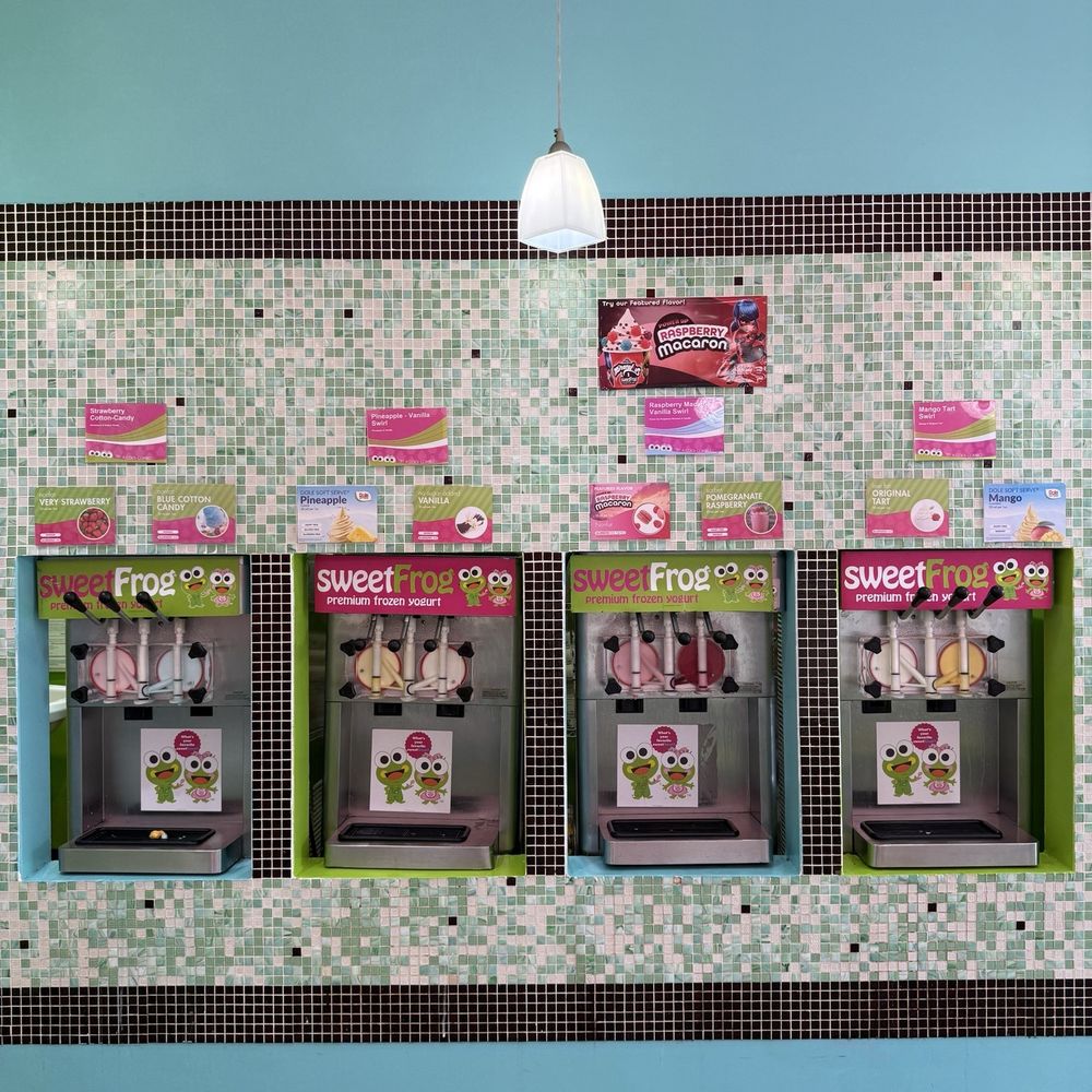 sweetFrog Premium Frozen Yogurt - Self serve area - Ice Cream & Frozen Yogurt Near Me - Durham, North Carolina sweetFrog Premium Frozen Yogurt - Self serve area - Ice Cream & Frozen Yogurt Near Me - Durham, North Carolina