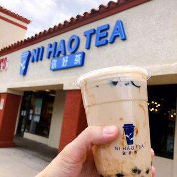 NI HAO TEA - Large Hokkaido Milk Tea with honey boba and grass jelly. Curbside pickup. - Coffee & Tea Near Me - Tucson, Arizona NI HAO TEA - Large Hokkaido Milk Tea with honey boba and grass jelly. Curbside pickup. - Coffee & Tea Near Me - Tucson, Arizona
