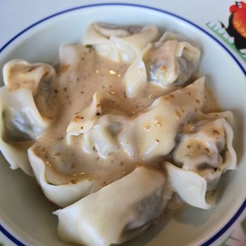Auntie Qiu Kitchen - Cold Mixed Shepherds Purse And Pork Wonton. - Dim Sum Near Me - Alhambra, California Auntie Qiu Kitchen - Cold Mixed Shepherds Purse And Pork Wonton. - Dim Sum Near Me - Alhambra, California