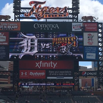 Comerica Park - The scoreboard. - Stadiums & Arenas Near Me - Detroit, Michigan