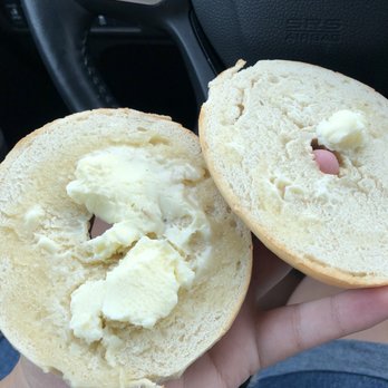 Tim Hortons - the inside of a bagel with butter - Coffee & Tea Near Me - Southgate, Michigan