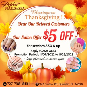 Perfect Nails And Spa - Holiday Discount! - Nail Salons Near Me - Dunedin, Florida Perfect Nails And Spa - Holiday Discount! - Nail Salons Near Me - Dunedin, Florida
