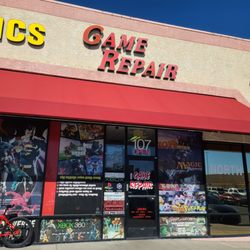 Game Repair - The sign brought back memories from the 1990's of the store on Nellis.