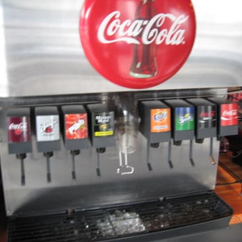 Sizzle Pie - Coca Cola products are dispensed by their soda fountain. - Pizza Near Me - Portland, Oregon