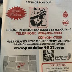 Panda Inn - Menu
