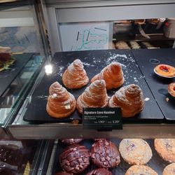 Starbucks - Staring at their signature cone hazelnut!
