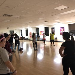 Zumba Get Fit - Getting ready before a fun class!