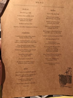 Menu photo 2 Commissary Hong Kong, HK