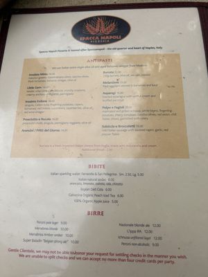 Menu photo 2 Spacca Napoli Chicago, IL Menu photo 2 Spacca Napoli Chicago, IL