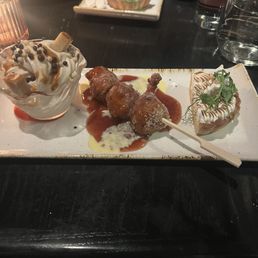 Dessert trio. Dessert trio.