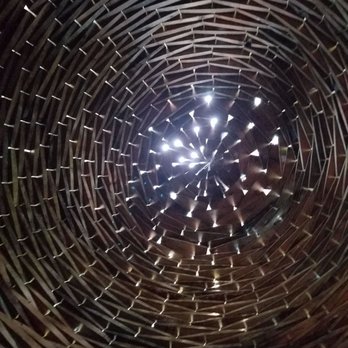 Bellevue Botanical Garden - The inside of the hive "Night Blooming." Apparently this thing moves with the wind!! Didn't get to see it that day, but that's snazzy! - Botanical Gardens Near Me - Bellevue, Washington