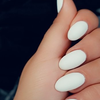 Angel’s Nails - Matte white nails custom to my preference on the roundness - Nail Salons Near Me - El Monte, California Angel’s Nails - Matte white nails custom to my preference on the roundness - Nail Salons Near Me - El Monte, California