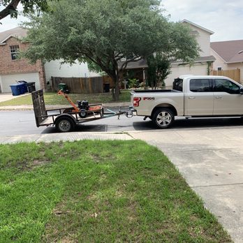 Blanco Rentals - Stump grinder. They threw in the trailer for free. - Hardware Stores Near Me - San Antonio, Texas