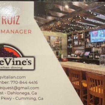 GrapeVine's - Cumming - Fun and friendly atmosphere! - Italian Near Me - Cumming, Georgia