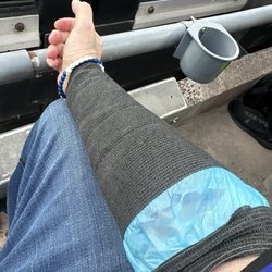 Timeless Tattoo & Piercing Los Angeles - All wrapped up and made it to the game on time! Go Dodgers!