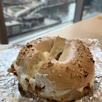 Corey’s NYC Bagel Deli - 1 Egg Breakfast - Bagels Near Me - Chicago, Illinois