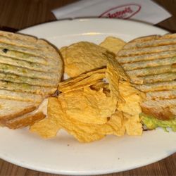 Jason's Deli - Smokey Jack Panini with baked chips