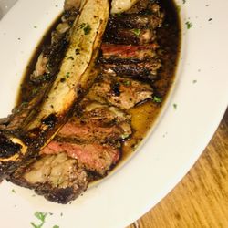Nicholas Anthony’s Family Kitchen - In case anyone was wondering the steak here is juicy, tender... phenomenal. There was not one piece of gristle on this meat.