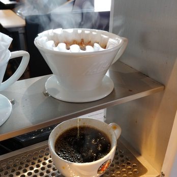 Mercurys Coffee - Close up of their drip coffee setup - Coffee & Tea Near Me - Bellevue, Washington Mercurys Coffee - Close up of their drip coffee setup - Coffee & Tea Near Me - Bellevue, Washington