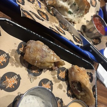 The Spot Lv - Brisket Mac n cheese egg rolls and Funky Monkey bread - Sports Bars Near Me - Las Vegas, Nevada The Spot Lv - Brisket Mac n cheese egg rolls and Funky Monkey bread - Sports Bars Near Me - Las Vegas, Nevada