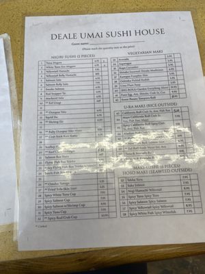 Menu photo 2 Deale Umai Sushi House Deale, MD