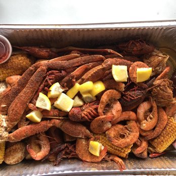 Macker Seafood - Built our own, crab clusters, shrimp, crawfish, corn potatoes and - Seafood Near Me - Daytona Beach, Florida