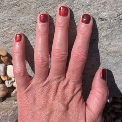 C&T Nails - Sparkly cat eyes