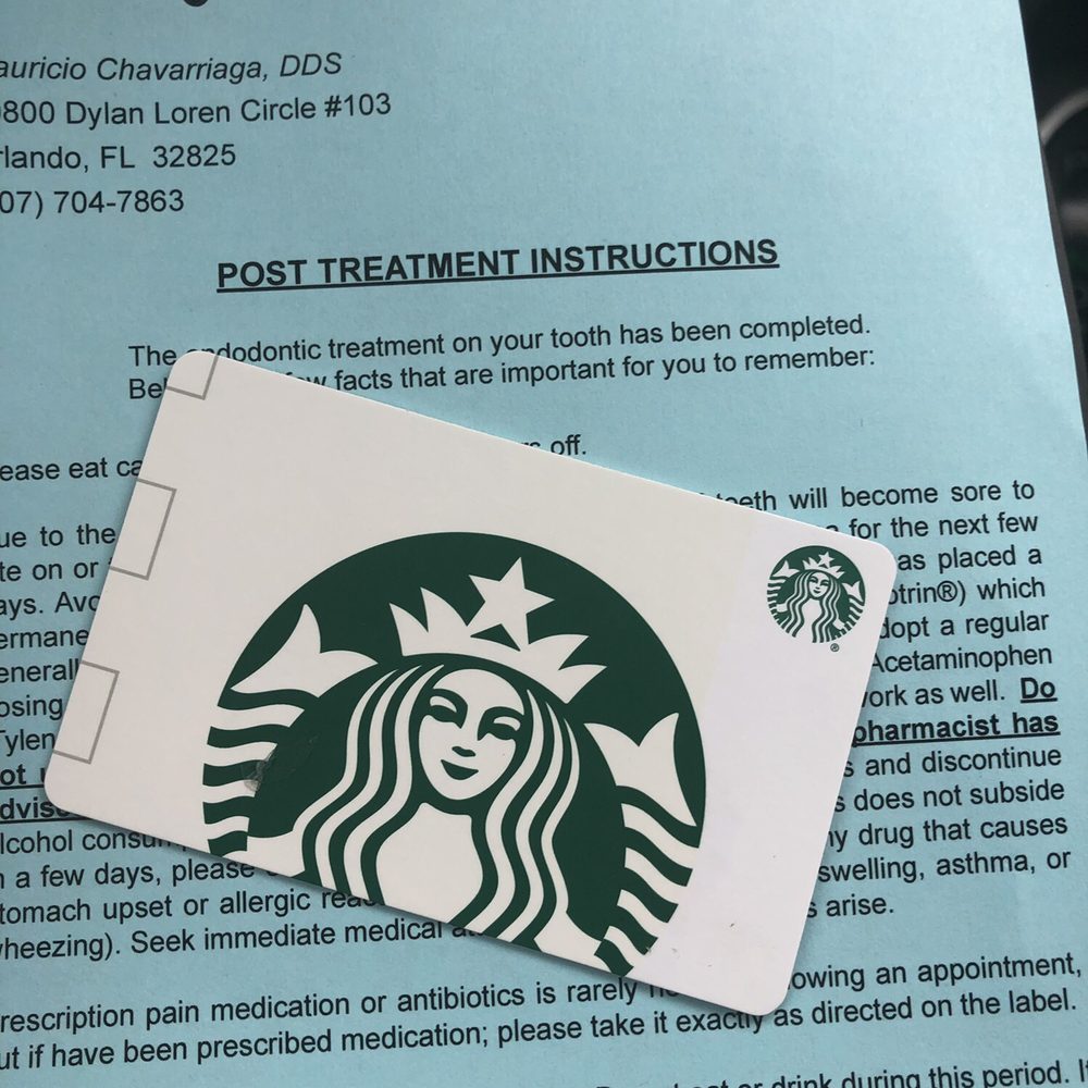 East Orange Endodontics - Gift card for inconvenience. - Endodontists Near Me - Orlando, Florida East Orange Endodontics - Gift card for inconvenience. - Endodontists Near Me - Orlando, Florida