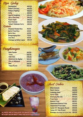 Menu photo 1 Bahay Ligaya Restaurant Quezon City, NCR