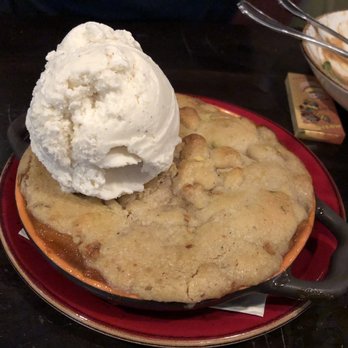 Fire & Grain - Peach cobbler! We all enjoyed it! - Breakfast & Brunch Near Me - Hershey, Pennsylvania