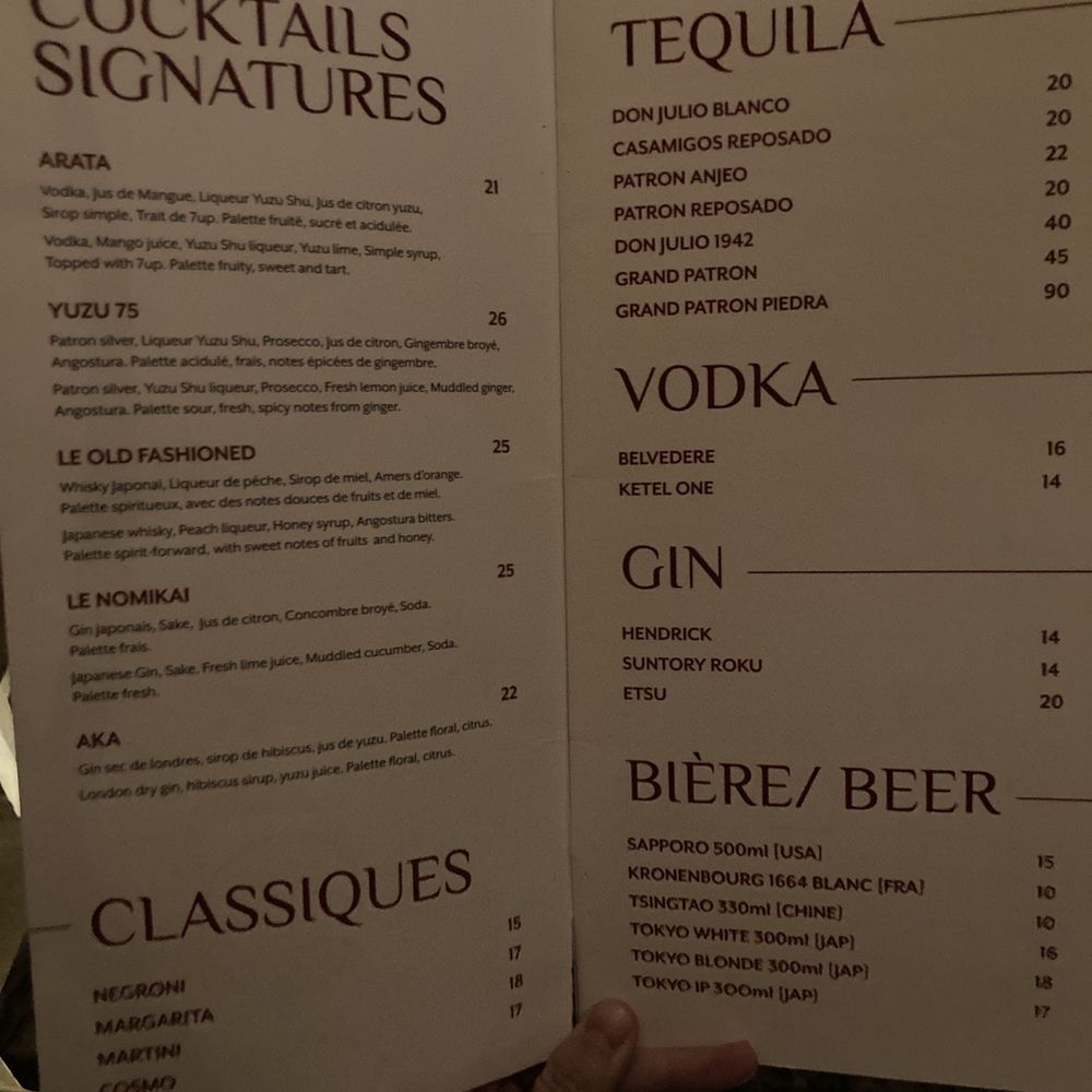 Sushi Hidden Fish - Menu cocktails - Japanese Near Me - Montreal, Quebec Sushi Hidden Fish - Menu cocktails - Japanese Near Me - Montreal, Quebec