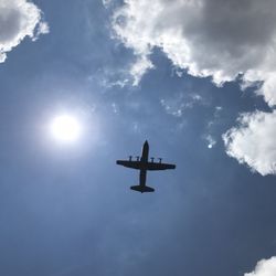 Live Oak Golf Club - C-130 flying over the course.