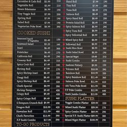 Poke & Sushi Hut - Menu Sushi 06.27.2022