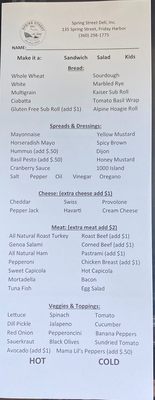 Menu photo 2 Spring Street Deli Friday Harbor, WA