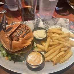 Bison Bacon Burger