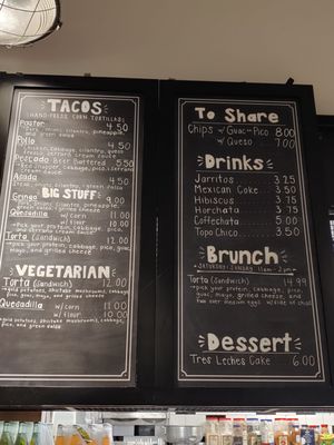 Menu photo 3 Tacos Rudos Columbus, OH